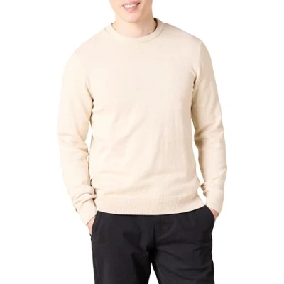 Bild av Amazon Essentials Men&#039;s Tröja med rund hals (finns i Big &amp; Tall), Havregryn ljung, S