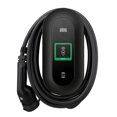 Bild av Defa Power Home charging box 22kW incl. 6 meter cable, 4/5G and WiFi, Black