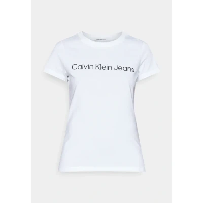 Bild av Calvin Klein Jeans CORE Instit LOGO SLIM FIT TEE Tshirt med print, Storlek: XXS, Bright white