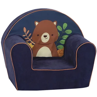 Bild av KNORRTOYS.COM Knorr Toys 68379 barnstol Happy Bear, mörkblå