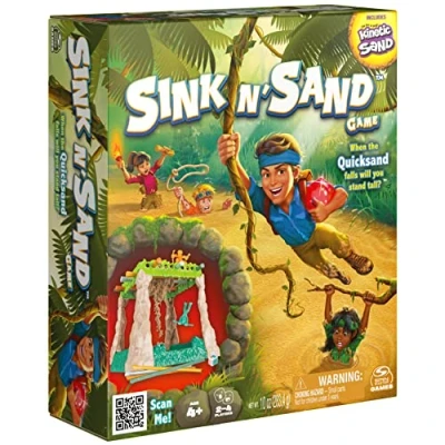 Bild av Sink N Sand, Quicksand Kids Board Game with Sand for Sensory Fun and Learning Easy Toy Gift Idea, Preschoolers Ages 4 up