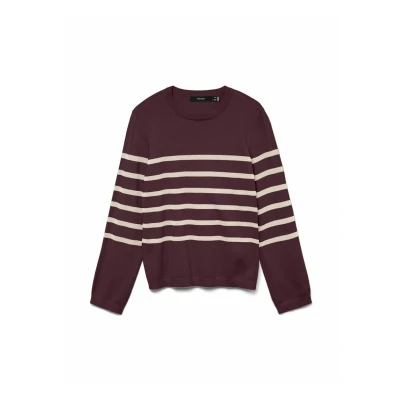 Bild av VERO MODA Vmsaba Plain Ls O hals tröja Ga Noos, Vinprovning, L
