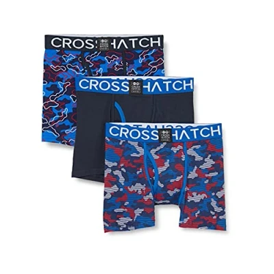 Bild av Crosshatch Linamo boxershorts för män, BLÅ, S