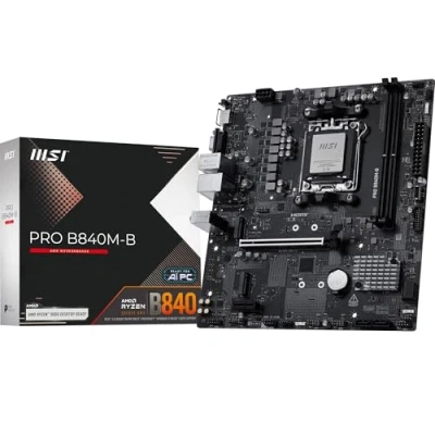 Bild av MSI PRO B840M B AM5 mATX MB Moderkort Sockel #####AMD chipset AMD® B840