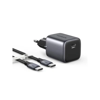 Bild av UGREEN Nexode 30W USB C laddare med till kabel strömadapter GaN II snabbladdare PPS Kompatibel Galaxy S23 Ultra, S22, S21, Pixel, MacBook Air, iPad, Tab S8, A8, iPhone 14