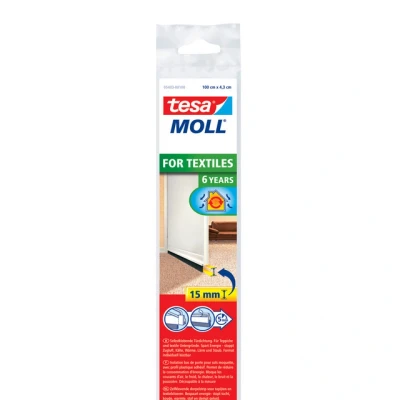 Bild av TÄTLIST DÖRR VIT BORST 1M TESA Beijerbygg Byggmaterial