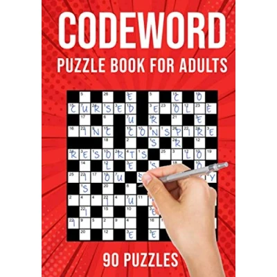 Bild av Codeword Puzzle Books for Adults: Code Breaker / Word Puzzlebook 90 Puzzles (UK Version)