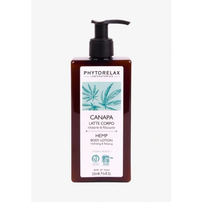 Bild av Phytorelax Vegan &amp; Organic HEMP Hydrating Relaxing BODY Lotion Fuktighetskräm, Storlek: 250 ml,