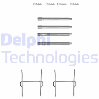 Bild av DELPHI LX0154 Kit d&#039;accessoires, plaquette de frein à disque PEUGEOT: 406 Berline, 607 Coupe, MERCEDES BENZ: Vito Bus, Van, Classe V