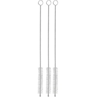 Bild av WMF Baric sugrörsborste, 3 stycken, 20 cm, rengöringsborste för sugrör, metallsugrör, glassugrör, mjölkslangborste, Shisha borste
