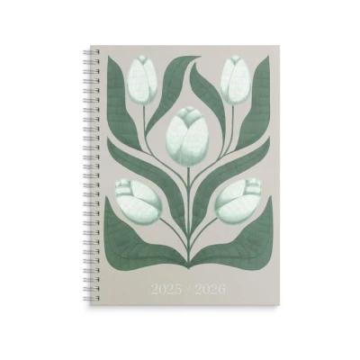 Bild av Burde Kalender Study Story Blomma A5 25/26