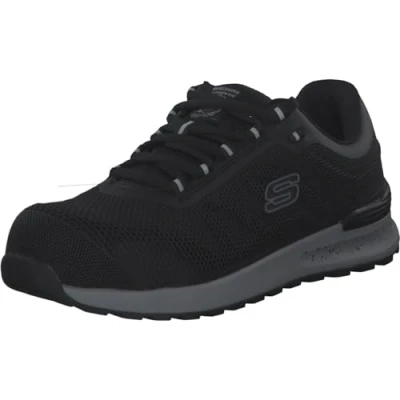 Bild av Skechers Herr Bulklin Bragoo Sneaker, Svart Kpu nät, 46 EU