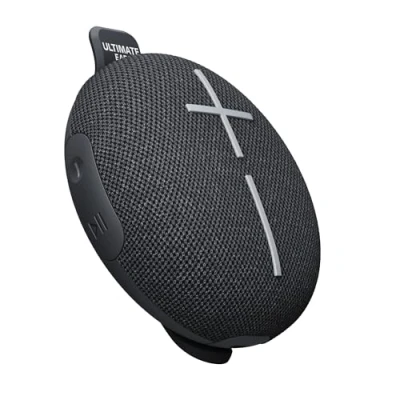 Bild av ULTIMATE EARS MINIROLL ultraportabel vattentät Bluetooth högtalare, stor bas, IP67 dammtät, 40 m räckvidd mild svart