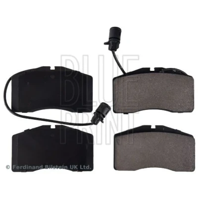 Bild av BLUE PRINT ADBP420047 Jeu de plaquettes frein Essieu avant contact signal d&#039;usure inclus AUDI: A8 D2