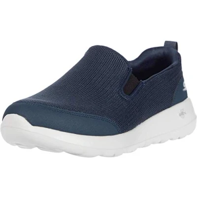 Bild av Skechers herr Go Max Clinched Athletic Mesh Double Gore Slip on promenadsko, Marinblått Xsp, 41.5 EU