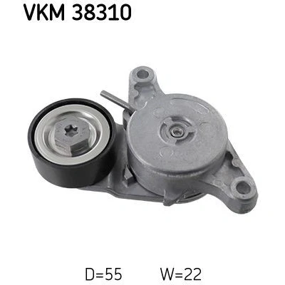 Bild av Spännrulle, aggregatrem SKF VKM 38310