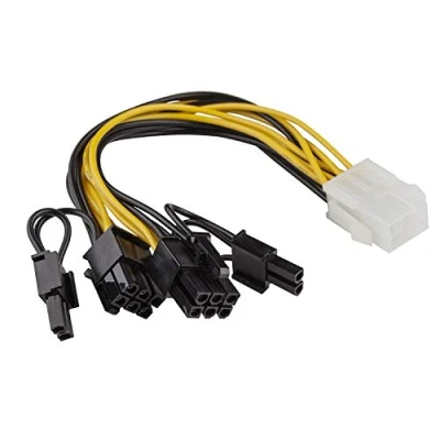 Bild av Adapter strömförsörjningskabel 15 stifts SATA kontakt till 4 IDE och stift