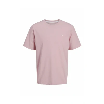 Bild av JJEPAULOS Tee SS Crew Neck NOOS, Rosa nektar/detalj: melerad, S
