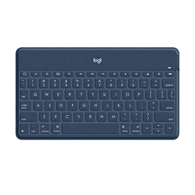 Bild av Keys To Go supertunt och superlätt Bluetooth tangentbord för iPhone, iPad Apple TV klassisk blå