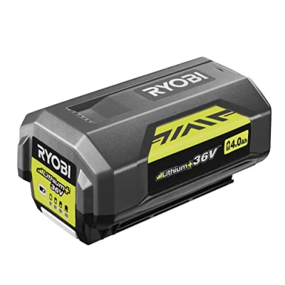 Bild av RYOBI 36 V MAX POWER 4,0 Ah litiumbatteri BPL3640D2 (kompatibel med alla trädgårdsredskap, batteriladdningsnivåindikator, individuell cellövervakning, överbelastningsskydd)