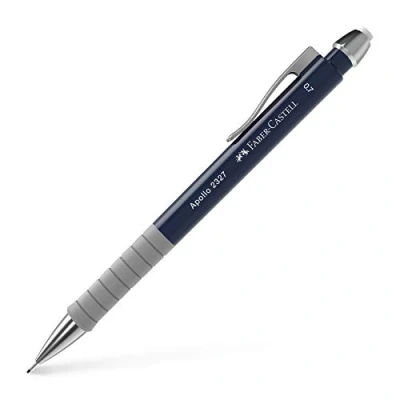 Bild av Faber Castell 232703 tryckpenna Apollo, Mine 0,7 mm, mörkblå, 1 st