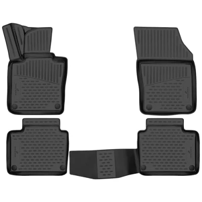 Bild av WALSER XTR 75303 Ensemble de tapis sol étanche Caoutchouc avant et arrière noir Sur mesure