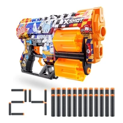 Bild av XSHOT 36741E Blaster med Air Pocket Technology Skumdartpilar, Super Speed, Dread