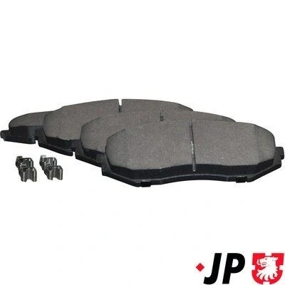 Bild av JP GROUP 4763601110 Jeu de plaquettes frein Essieu avant avec indicateur d&#039;usure SUZUKI: Grand Vitara 2 SUV, 1 SUV