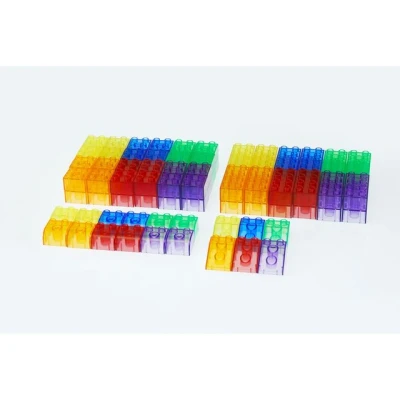 Bild av tickit® Transparenta byggklossar 90 delar