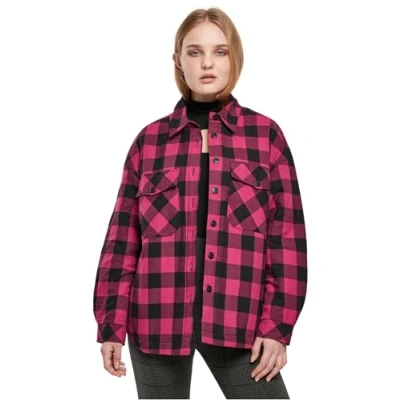 Bild av Urban Classics Langarm Skjorta, Storlek: 4XL, Wildviolet black