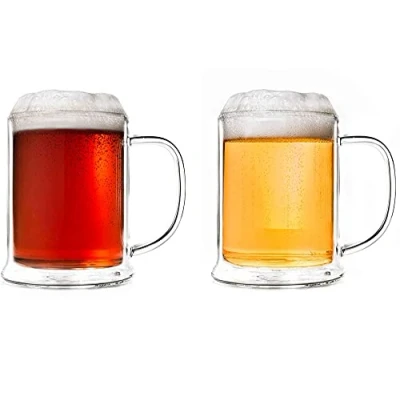 Bild av Creano Dubbelväggigt ölglas 500 ml, termoglas ölsejdel (2 x ml)