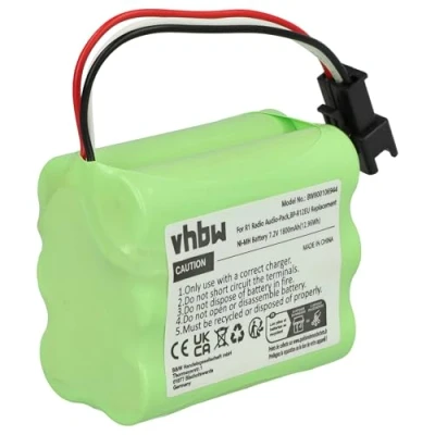 Bild av vhbw batteri kompatibel med Tivoli PAL BT, PAL+ digital radio (1 800 mAh, 7,2 V, NiMH)