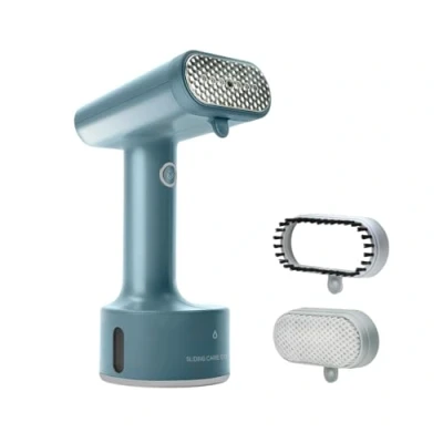Bild av Taurus Sliding Care Compact Ångstrykjärn 1 600 W rostfritt stål Steamer resejärn vertikal ångutgång bärbar To go blå