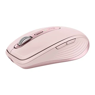 Bild av Logitech MX Anywhere 3 kompakt mus för prestanda, trådlös, snabb scroll, alla underlag, 4 000 DPI, anpassningsbara knappar, USB C, Bluetooth, Apple Mac, iPad, Windows dator, Linux, Chrome Rose