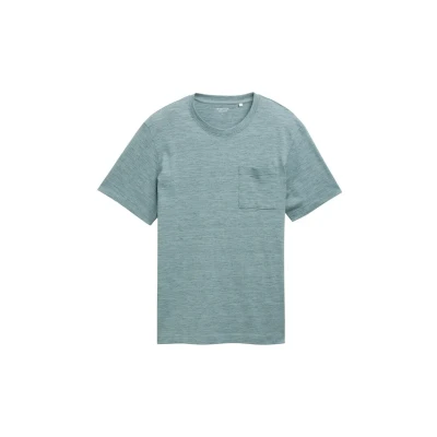 Bild av TOM Tailor Tshirt bas, Storlek: Small, Grey mint navy injected