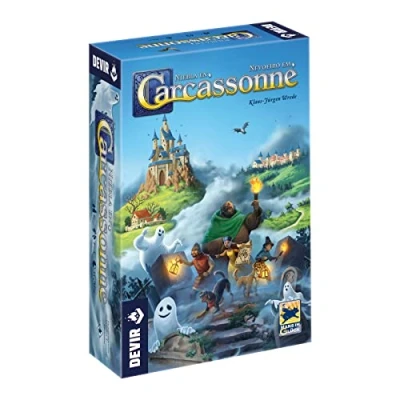 Bild av Devir Carcassone: Dimma Expansion i Carcassonne, Brädspel, Strategibrädspel, brädspel 8 år (BGCARNIEPS)