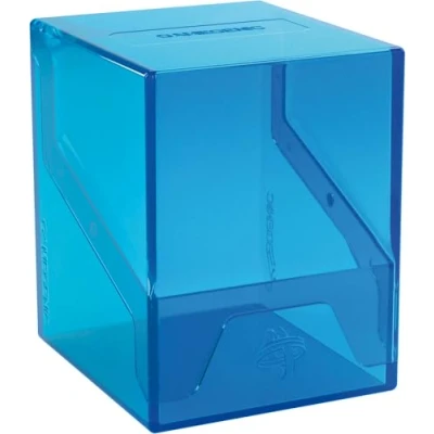 Bild av Gamegenic Bastion 100+ XL däckbox kompakt, säker och perfekt organiserad för dina samlarkort! Skyddar säkert dubbelärmade kort, blå färg, tillverkad