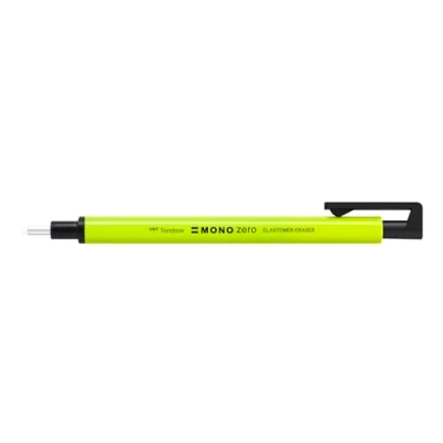 Bild av Tombow Precisionsradergummi MONO zero neon gul, påfyllningsbar, PVC fri, latexfri, rund spets, diameter 2,3 mm [EH KUR53]