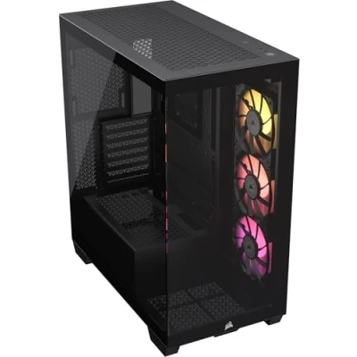 Bild av Boîtier PC tour moyenne en verre trempé CORSAIR iCUE LINK 3500X RGB Noir CC 9011280 WW