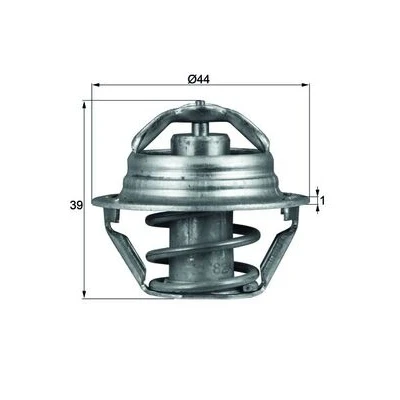 Bild av MAHLE ORIGINAL TX 90 82D Thermostat d&#039;eau 82 44 avec joint d&#039;étanchéite CHEVROLET: Spark, Matiz, SUZUKI: Vitara I SUV, SUV Cabriolet