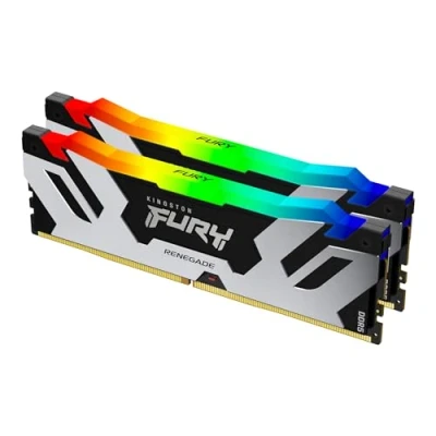 Bild av Kingston Fury Renegade Black RGB XMP 32 GB 7200MT/s DDR5 CL38 DIMM Desktop Gaming Memory(Kit of 2) KF572C38RSAK2