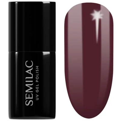 Bild av SEMILAC Gel nagellack Lång hållbarhet och lätt att applicera Perfekt för hem vardagsrum UV/LED gelnaglar 7 ml 283 bakningstid.
