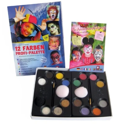 Bild av CREATIVE 644134 Ansiktsfärg, Flerfärgad, 12 färger