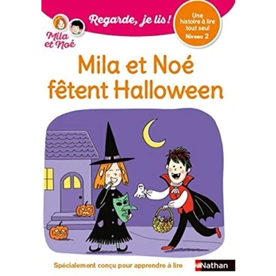 Bild av Regarde, je lis avec Noé et Mila Lecture CP Niveau 2 fêtent Halloween