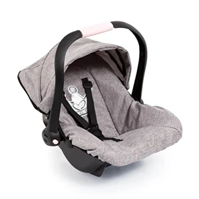 Bild av Bayer Design 67910AA Deluxe Car Seat dockbilstol, bilbarnstol docka, docktillbehör, grå