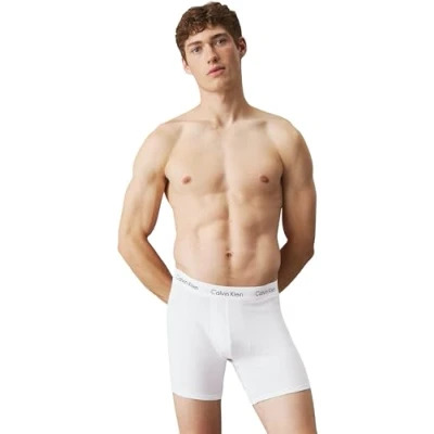 Bild av Calvin Klein herr Boxerkalsonger Boxer Brief 3pk 000nb1770a, Vit (vit vit), XL