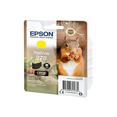 Bild av Epson EP64578 original 378 bläck ekorre (XP 8500, XP 8600, 8605, 15000), gul