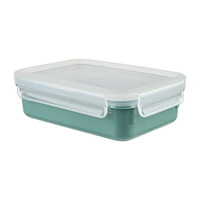 Bild av Emsa N10127 Clip &amp; Close Color Edition matförvaringsburk 0,8 liter 100% läckagesäker/hygienisk BPA fri diskmaskin, mikrovågsugn och fryssäker pulvergrön