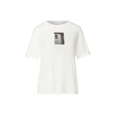 Bild av Street One Studio Tshirt med print, Storlek: 38, Weiß