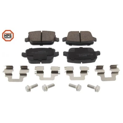 Bild av MAPCO 6854HPS Jeu de plaquettes frein Essieu arrière non préparé pour indicateur d&#039;usure FORD: MONDEO 4, Focus 2, S Max Mk1, VOLVO: S80 II